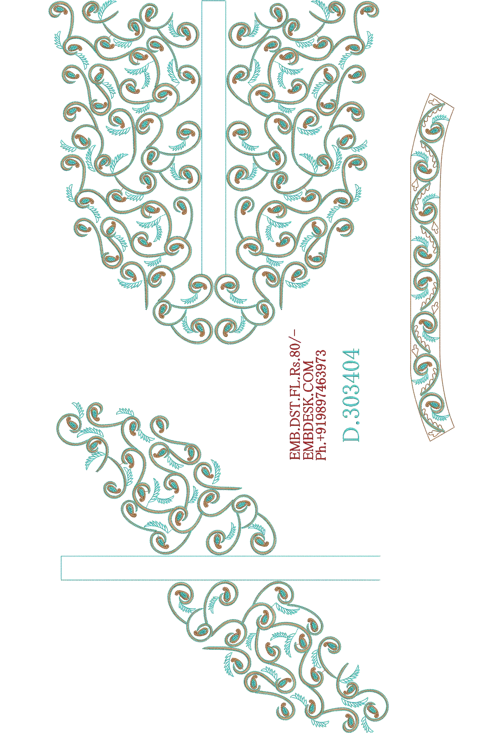 Fancy men's Neck kurta