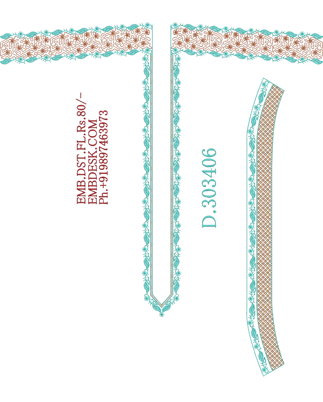 Fancy men's Neck kurta