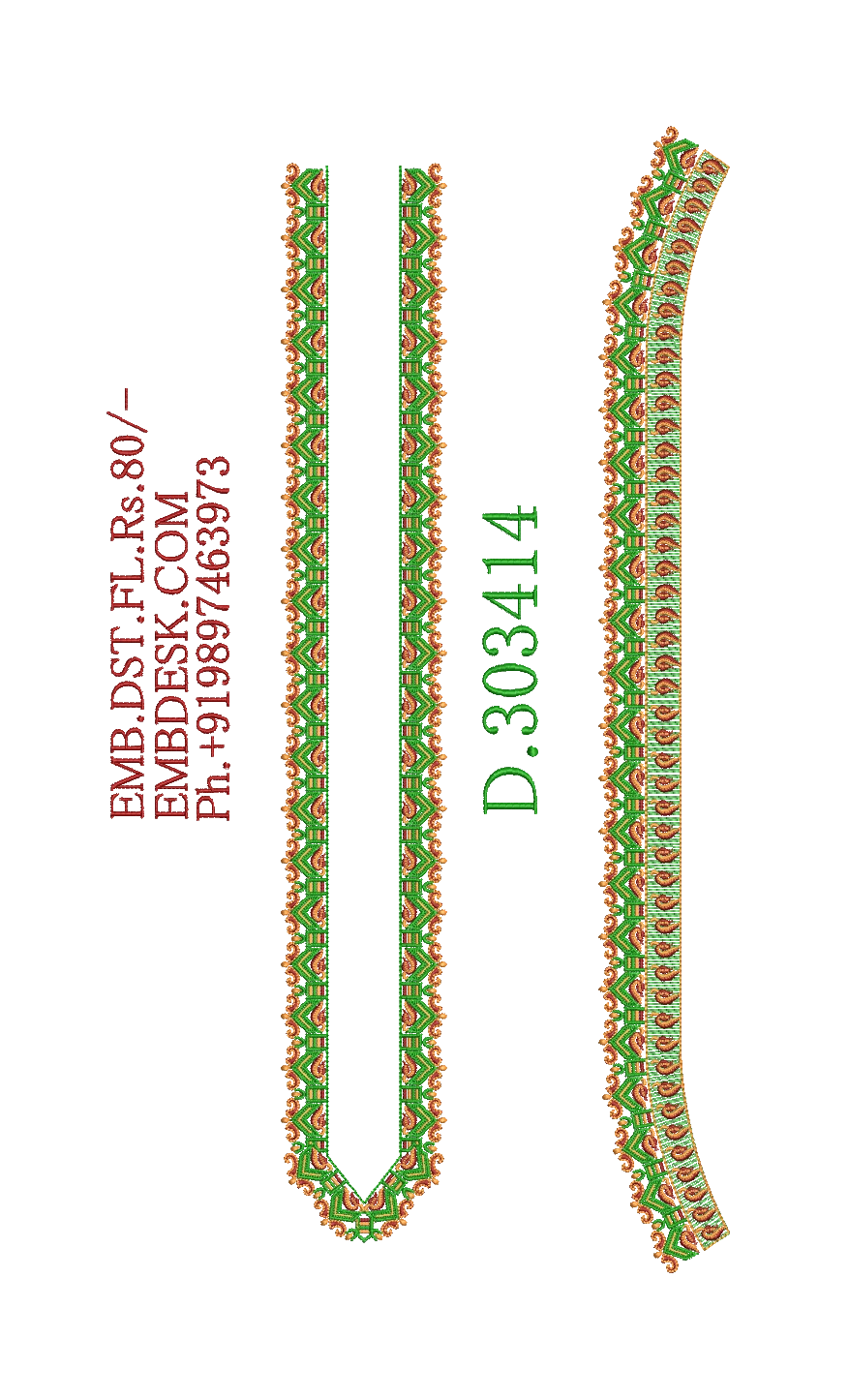 Fancy men's Neck kurta