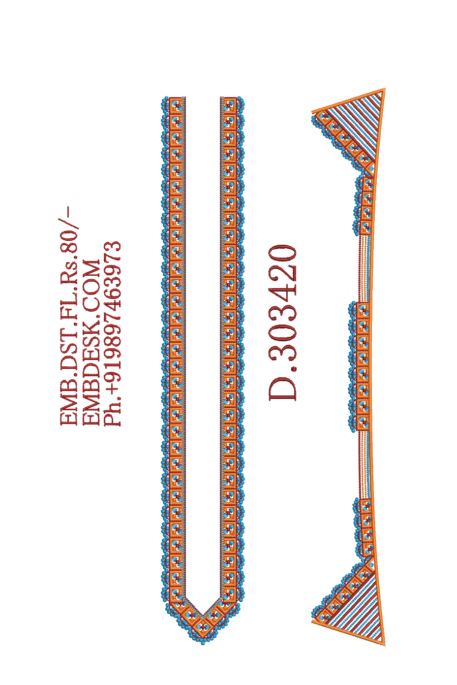 Fancy men's Neck kurta