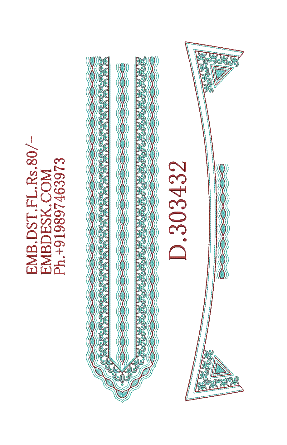 Fancy men's Neck kurta