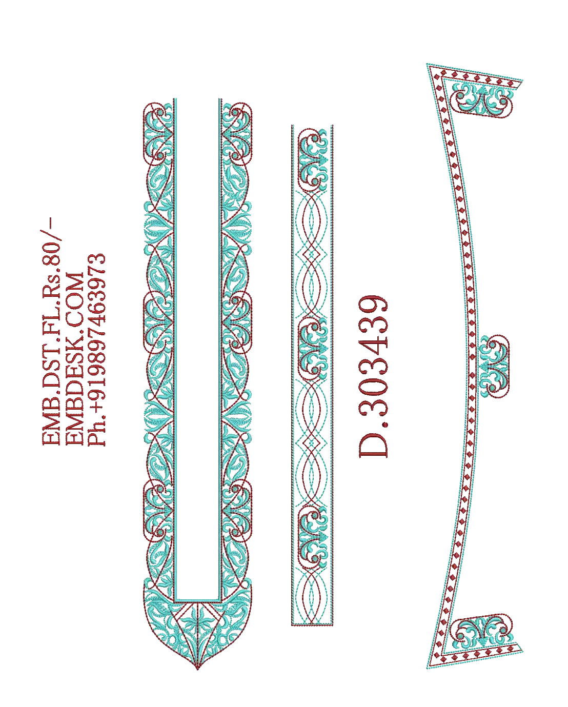 Fancy men's Neck kurta 