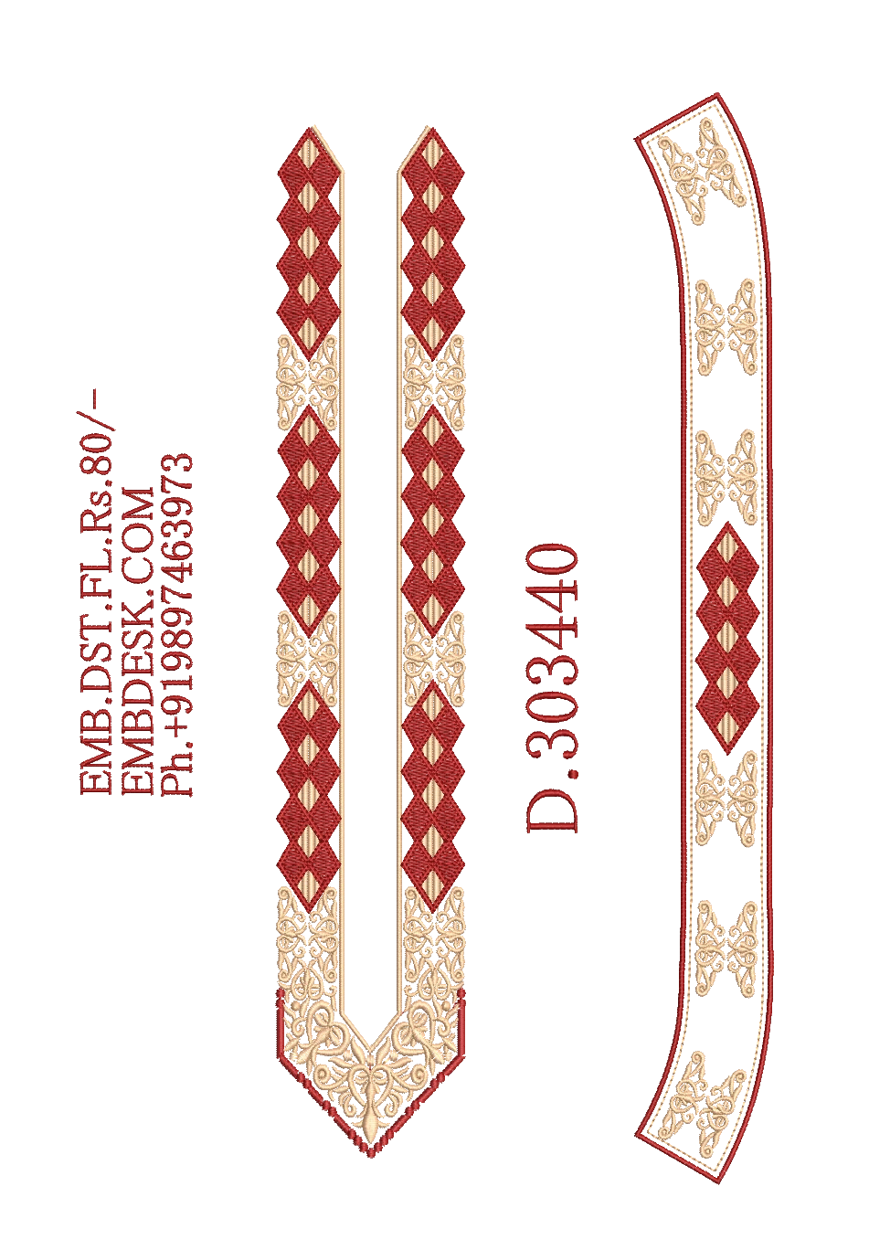 Fancy men's Neck kurta