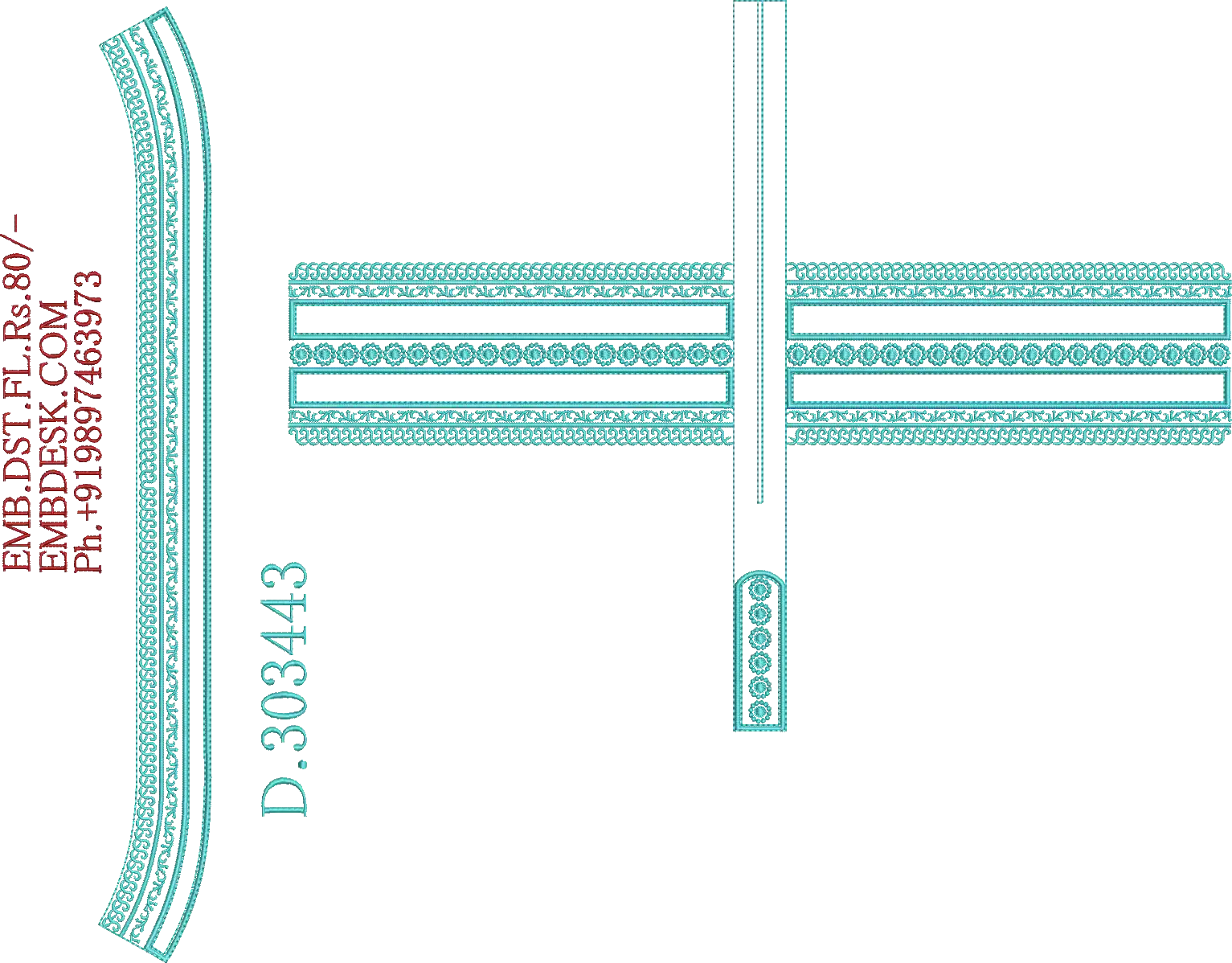 Fancy men's Neck kurta 