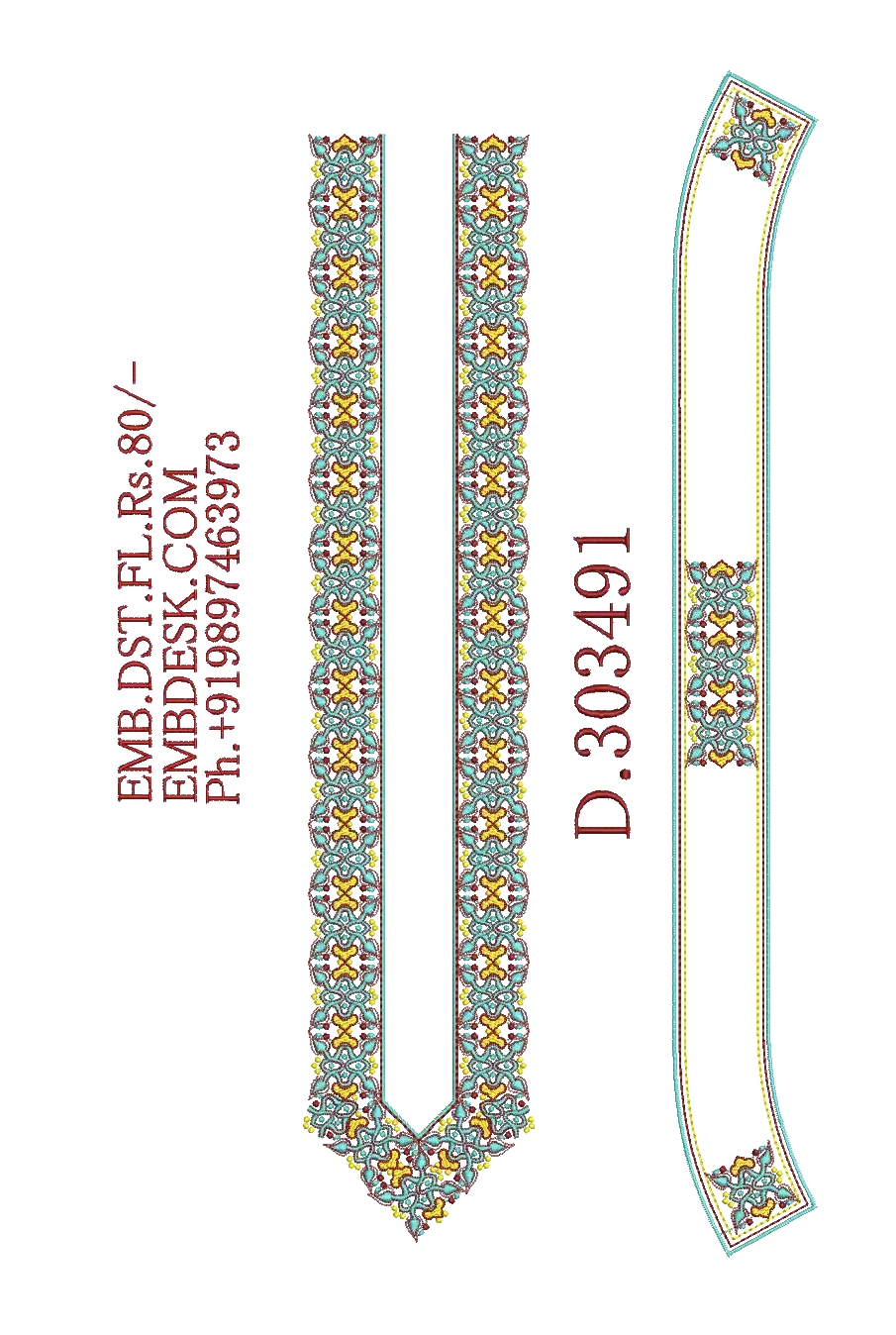 men's neck kurta 