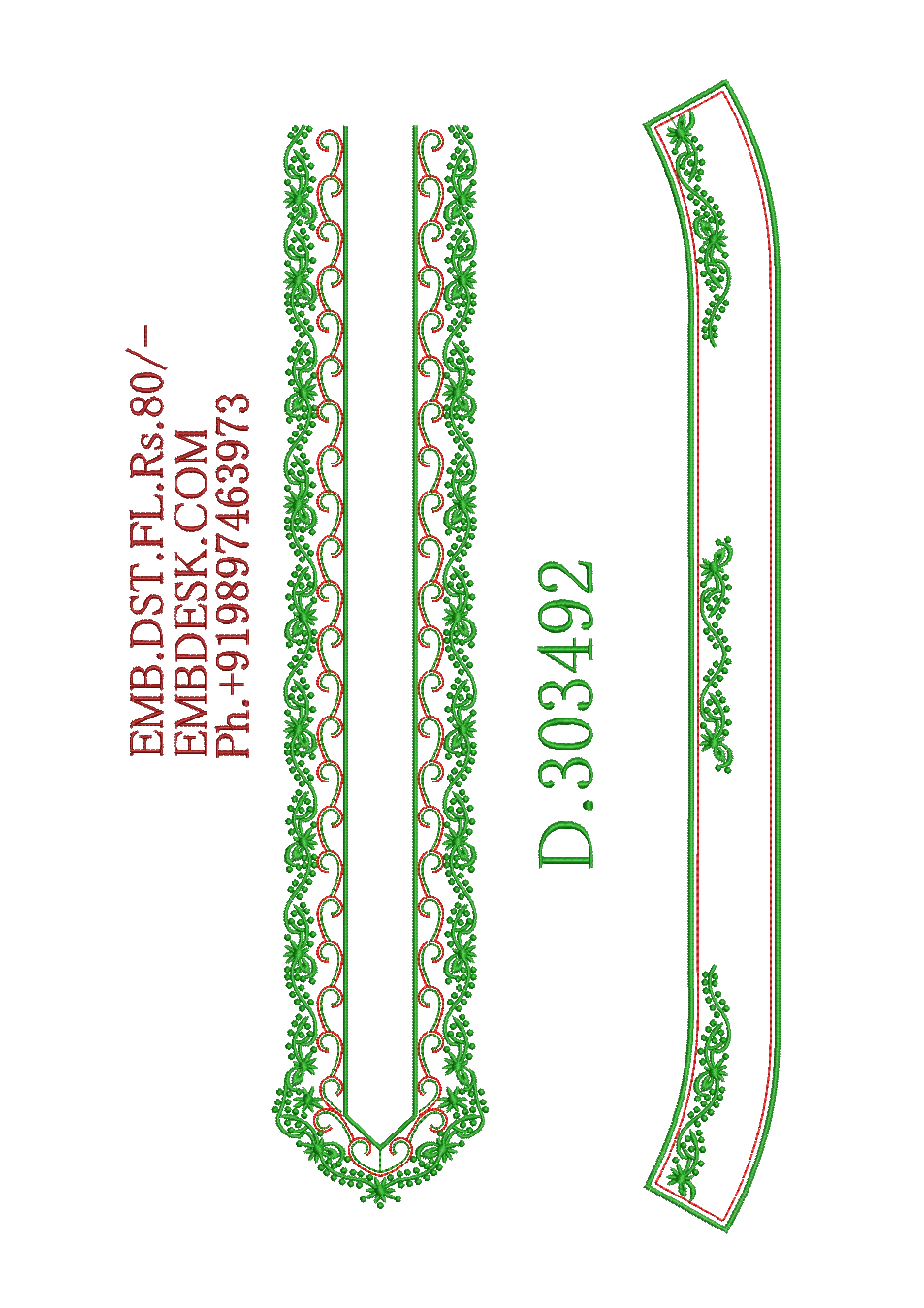 men's neck kurta