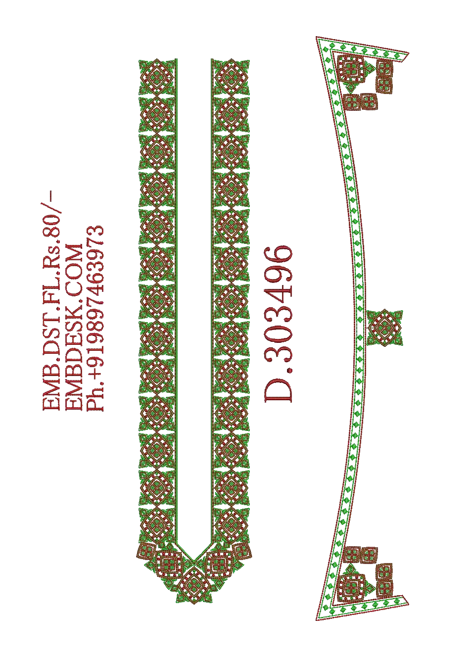 men's neck kurta