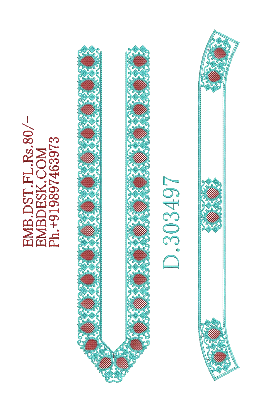 men's neck kurta 