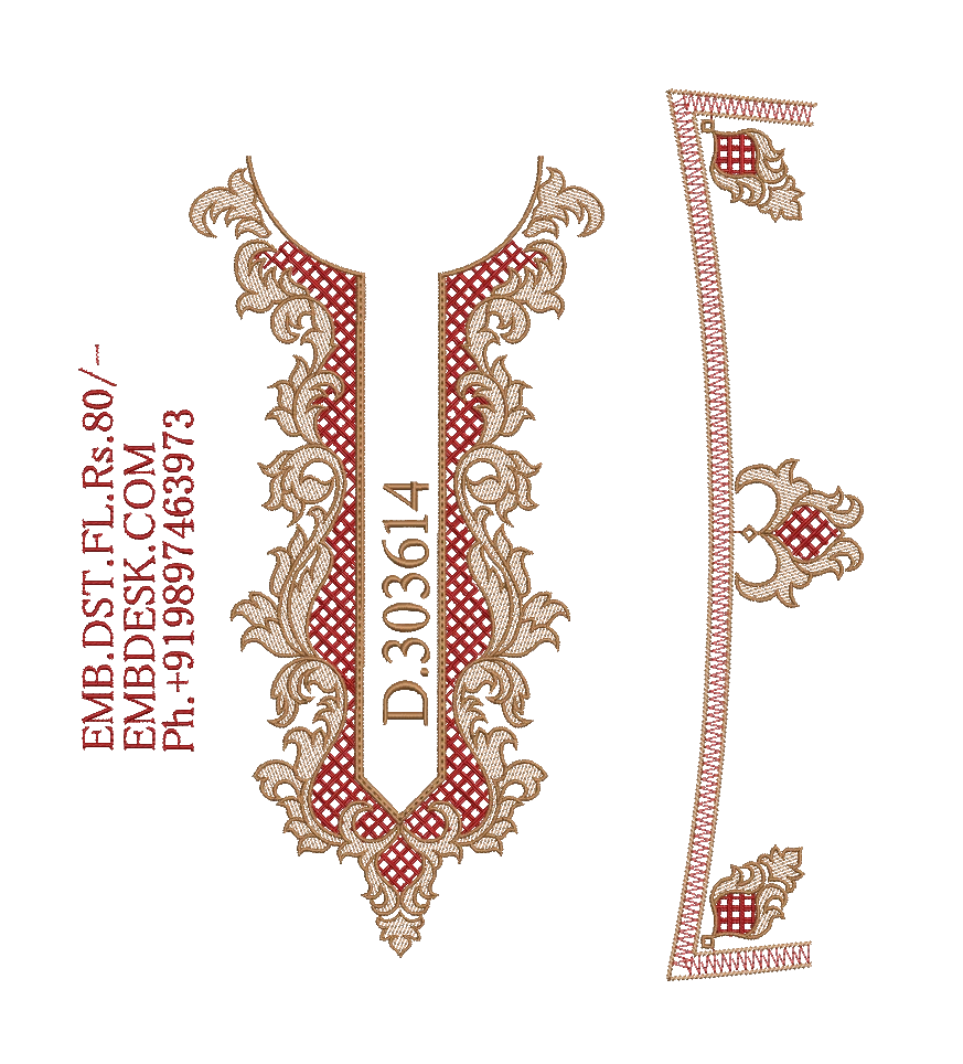 men's neck kurta