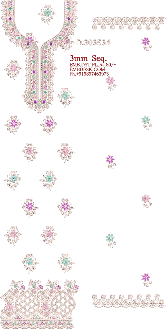 3mm seq. Long suit 