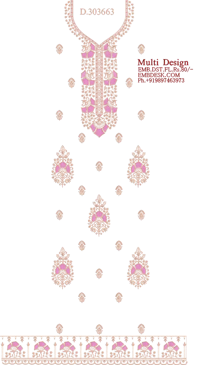 Fancy Long suit Design 