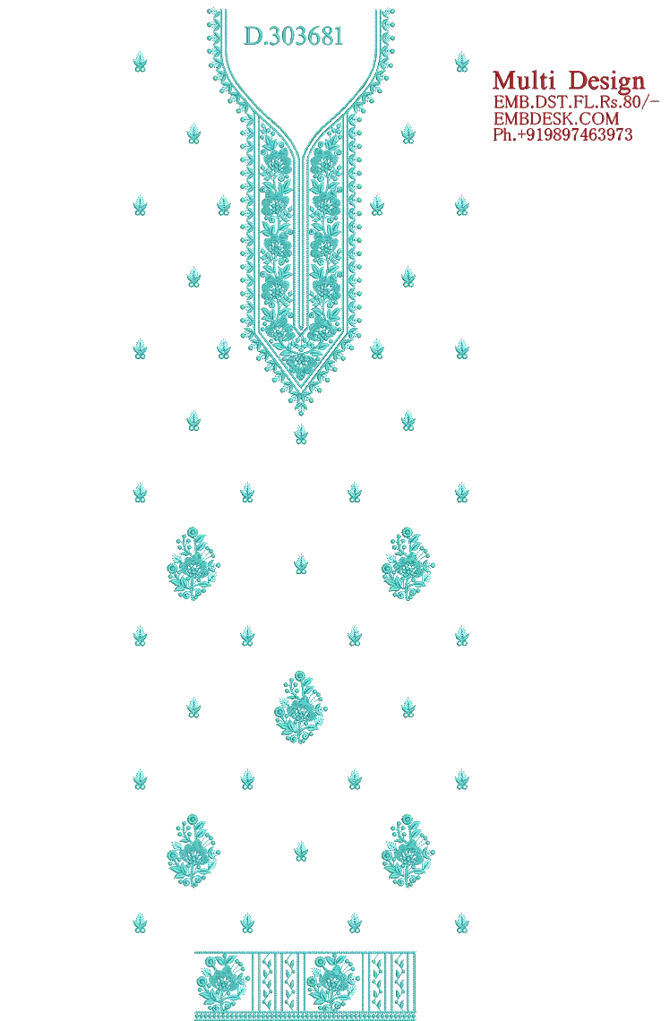 Fancy Long suit Design 
