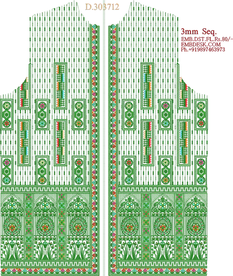 3mm sequence fancy Long suit