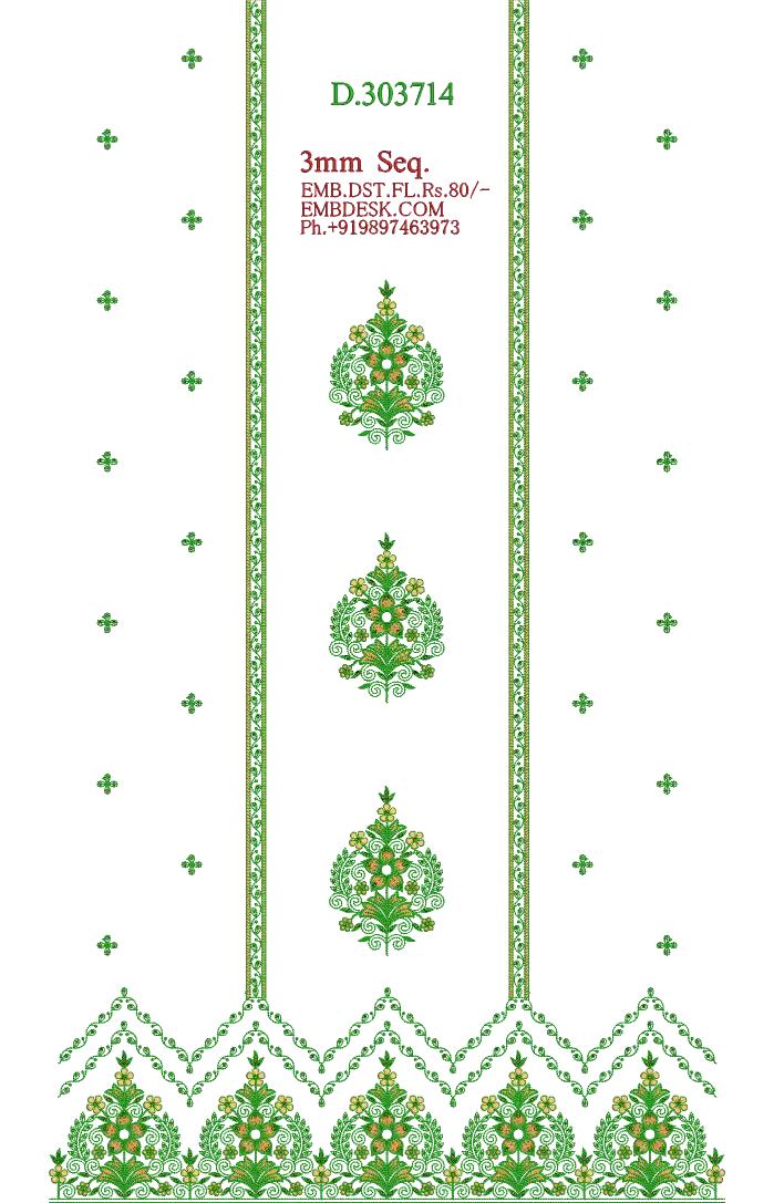 3mm sequence fancy Long suit