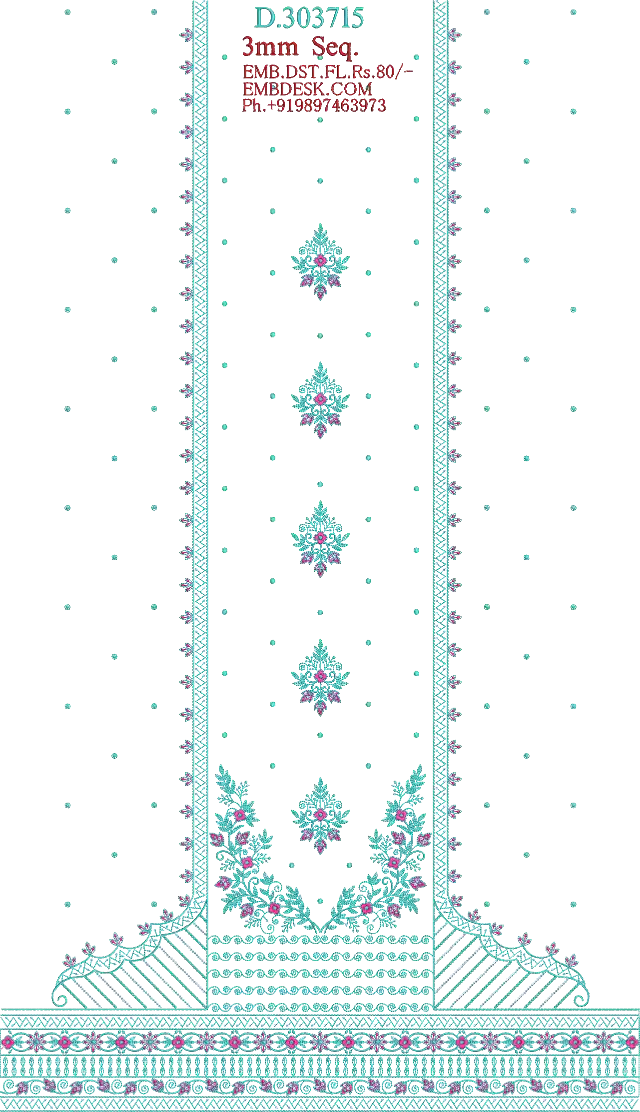 3mm sequence fancy Long suit 