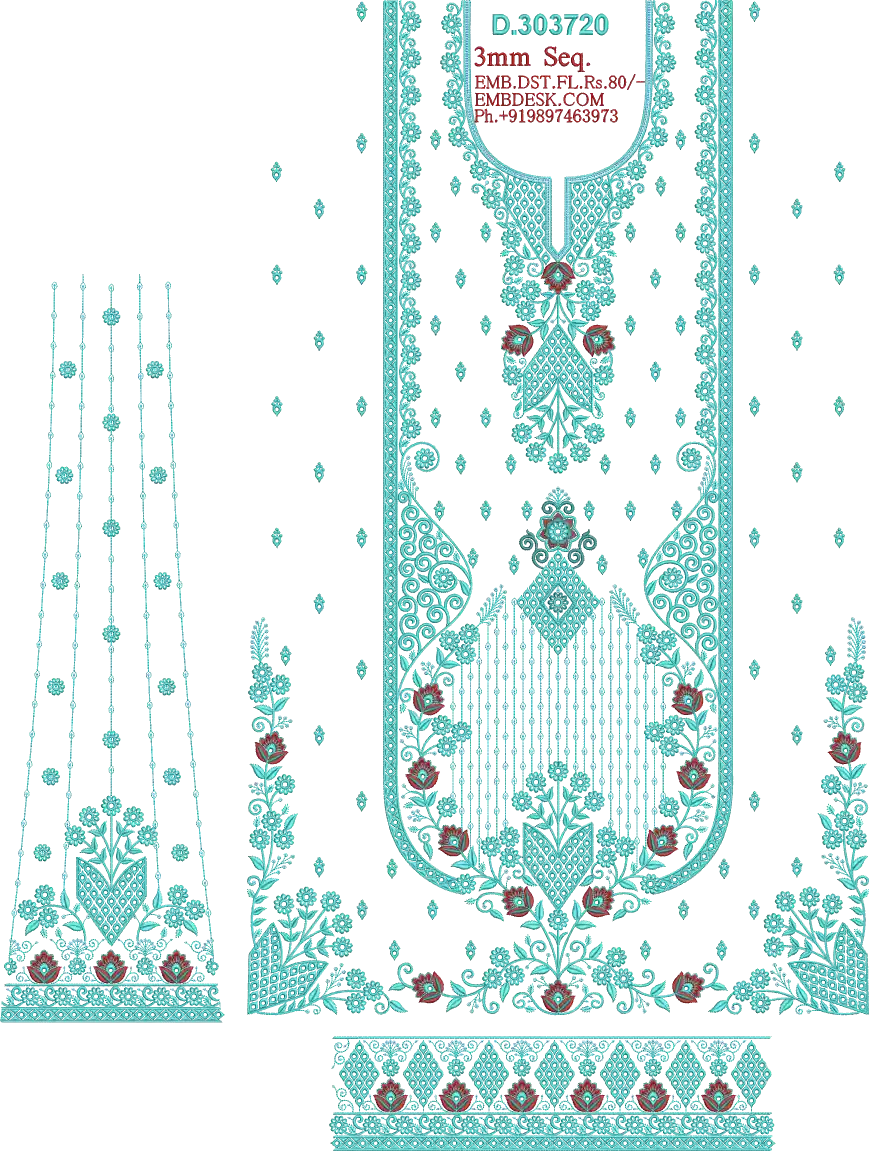 3mm sequence fancy Long suit