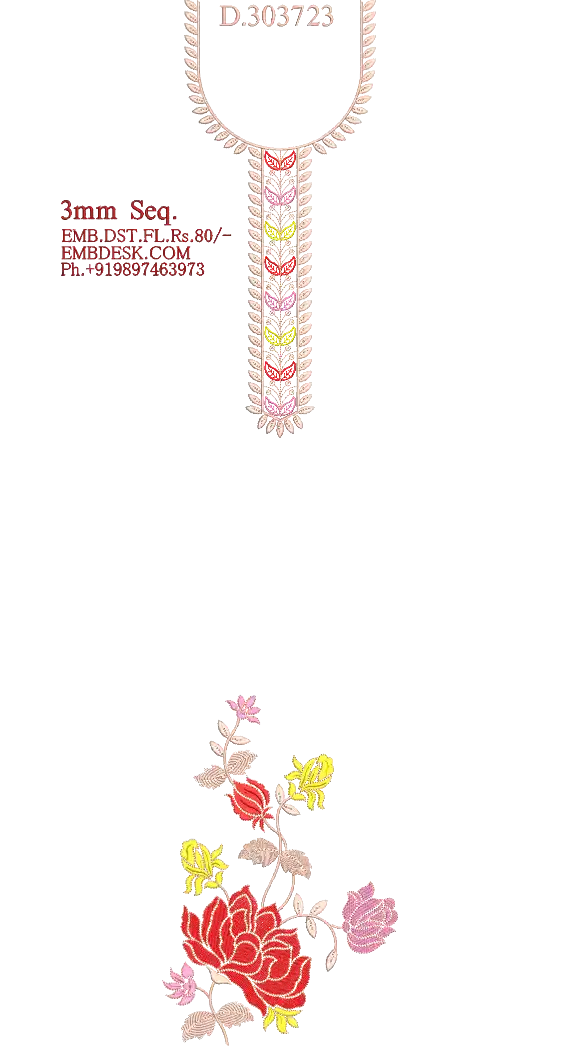 3mm sequence fancy Long suit 