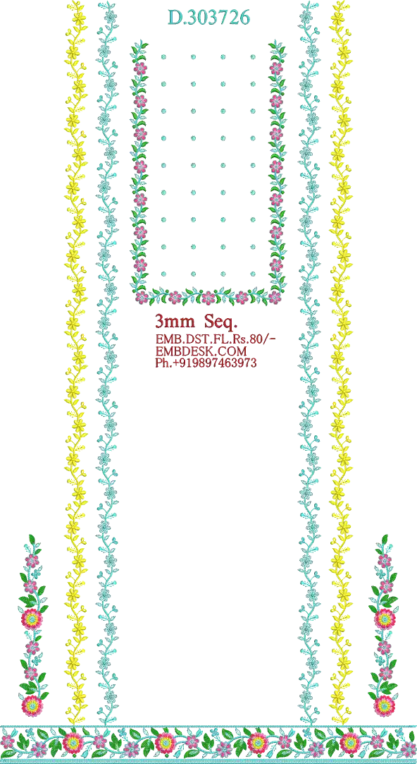 3mm sequence fancy Long suit