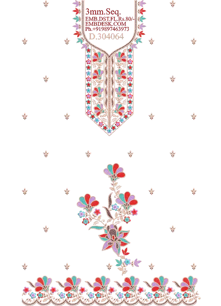 3mm seq Beautiful long suit