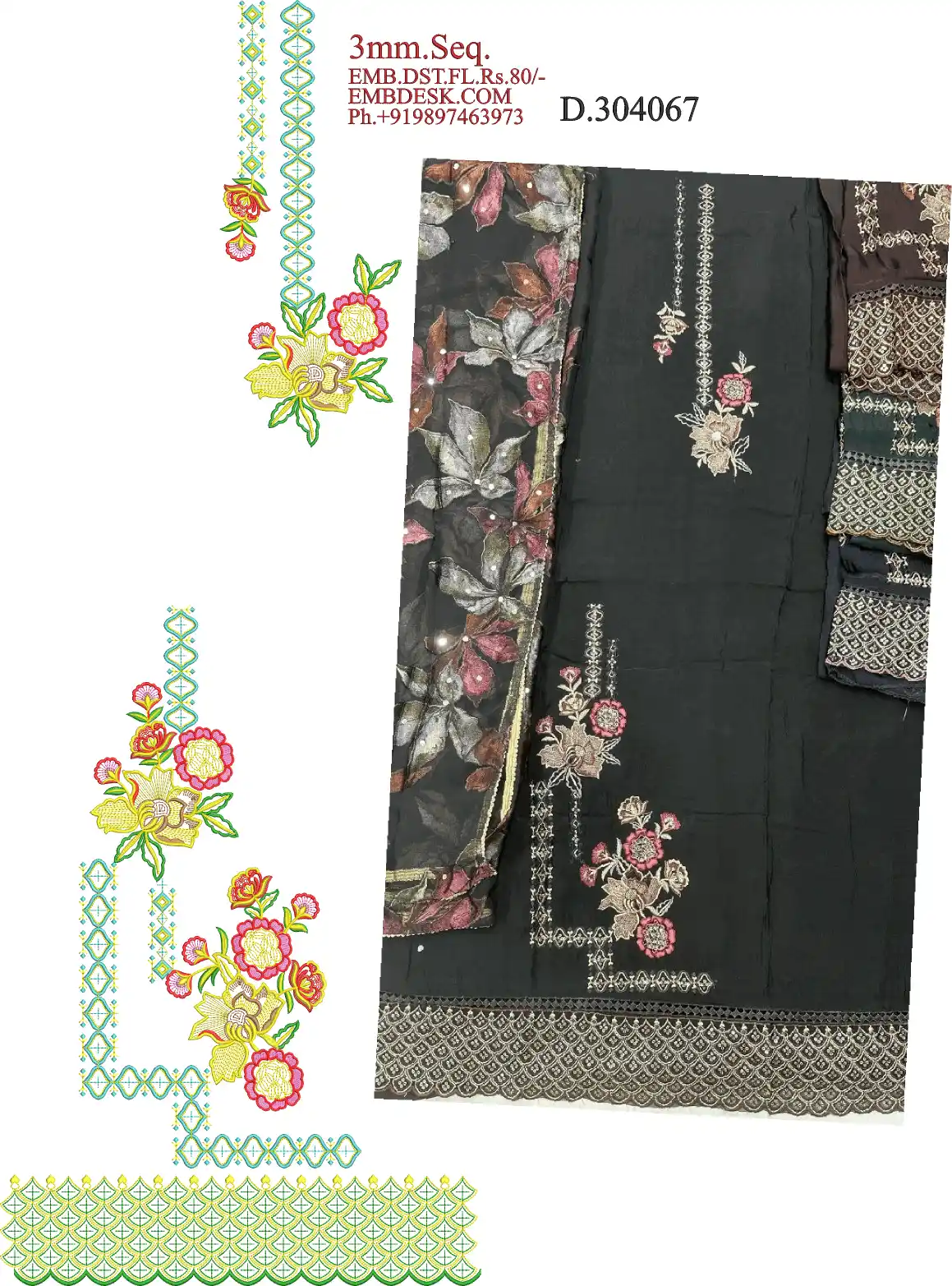 3mm seq Beautiful long suit 