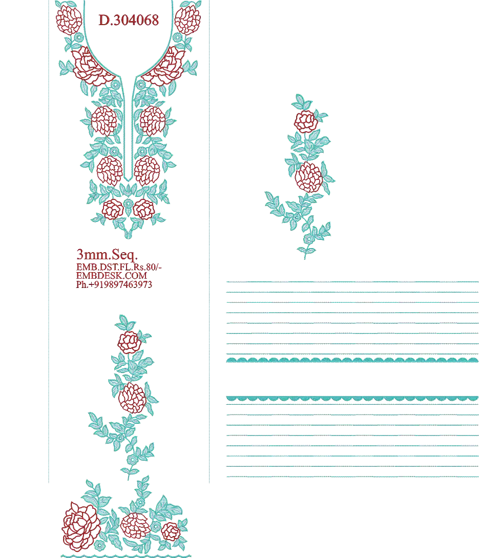 3mm seq Beautiful long suit