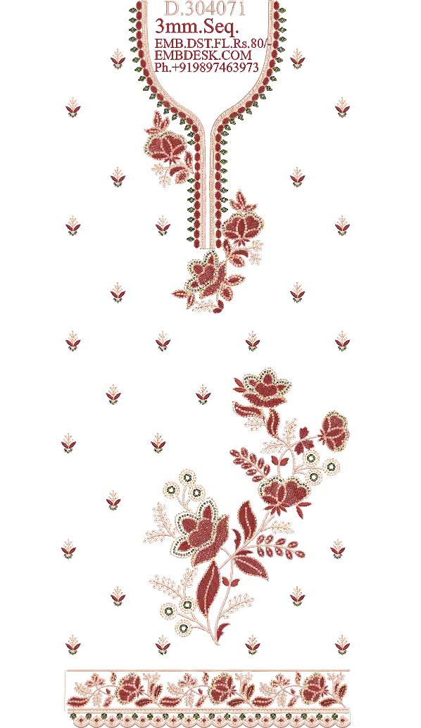 3mm seq Beautiful long suit 