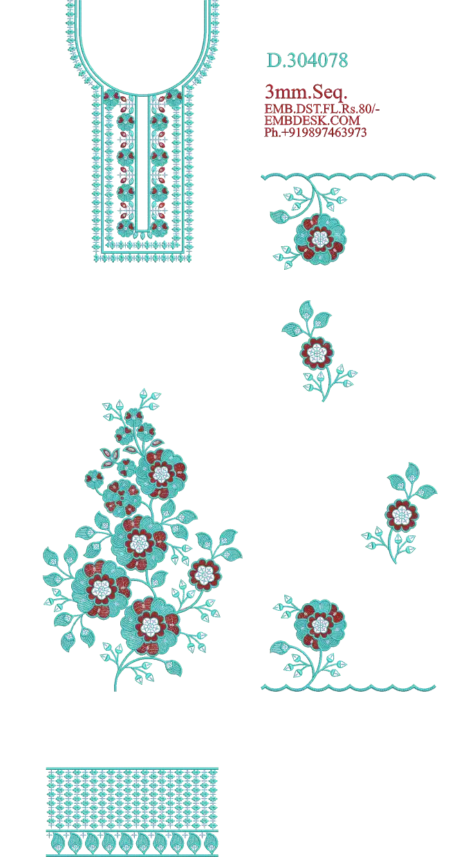 3mm seq Beautiful long suit