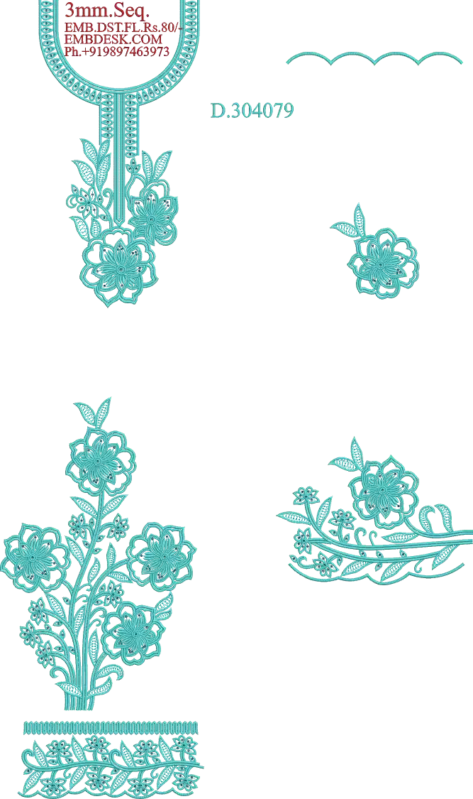 3mm seq Beautiful long suit 
