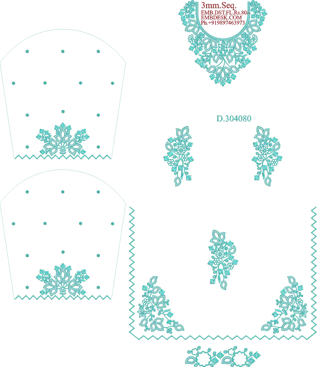 3mm seq Beautiful long suit