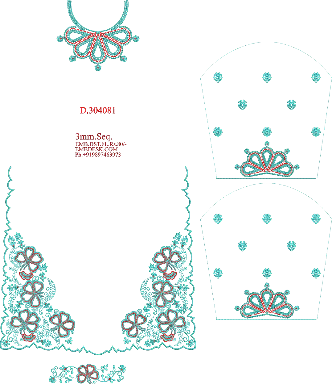 3mm seq Beautiful long suit 