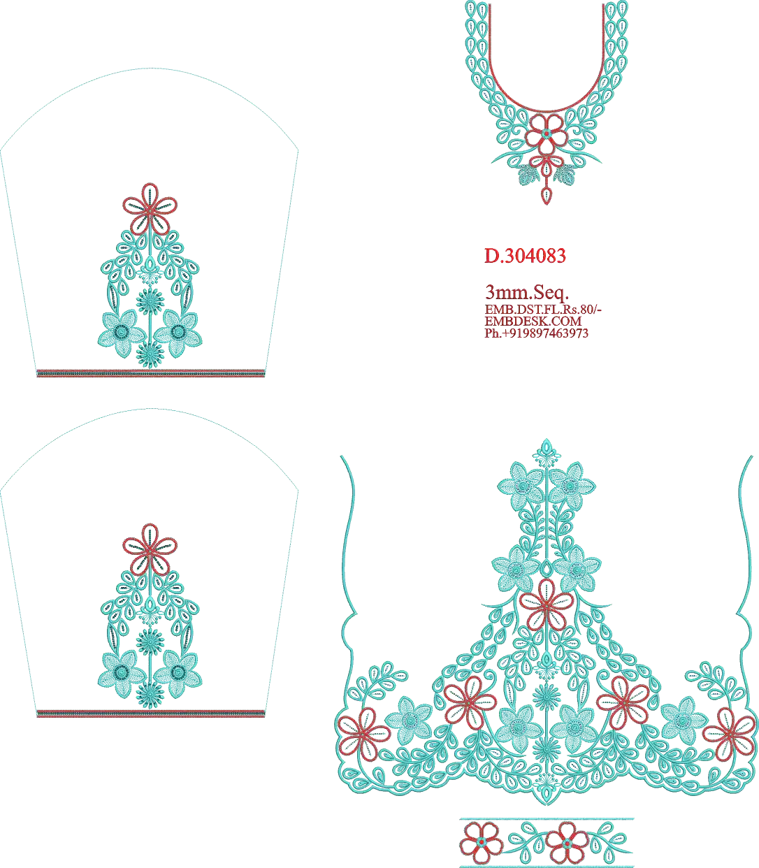 3mm seq Beautiful long suit 