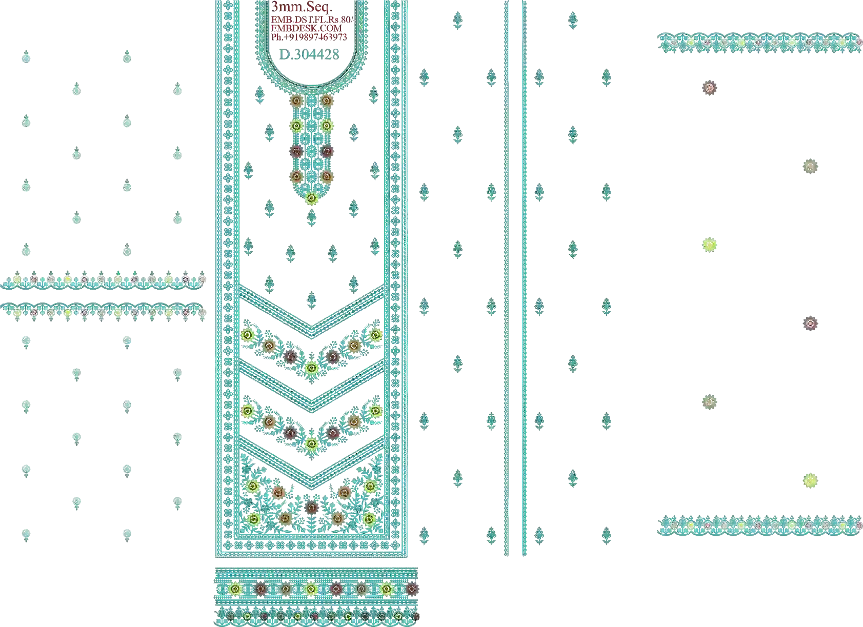 3mm seq Beautiful long suit