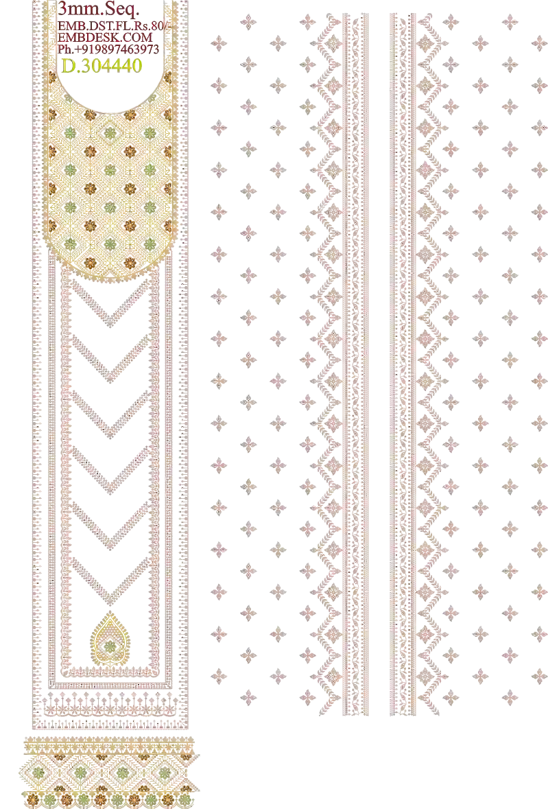3mm seq Beautiful long suit