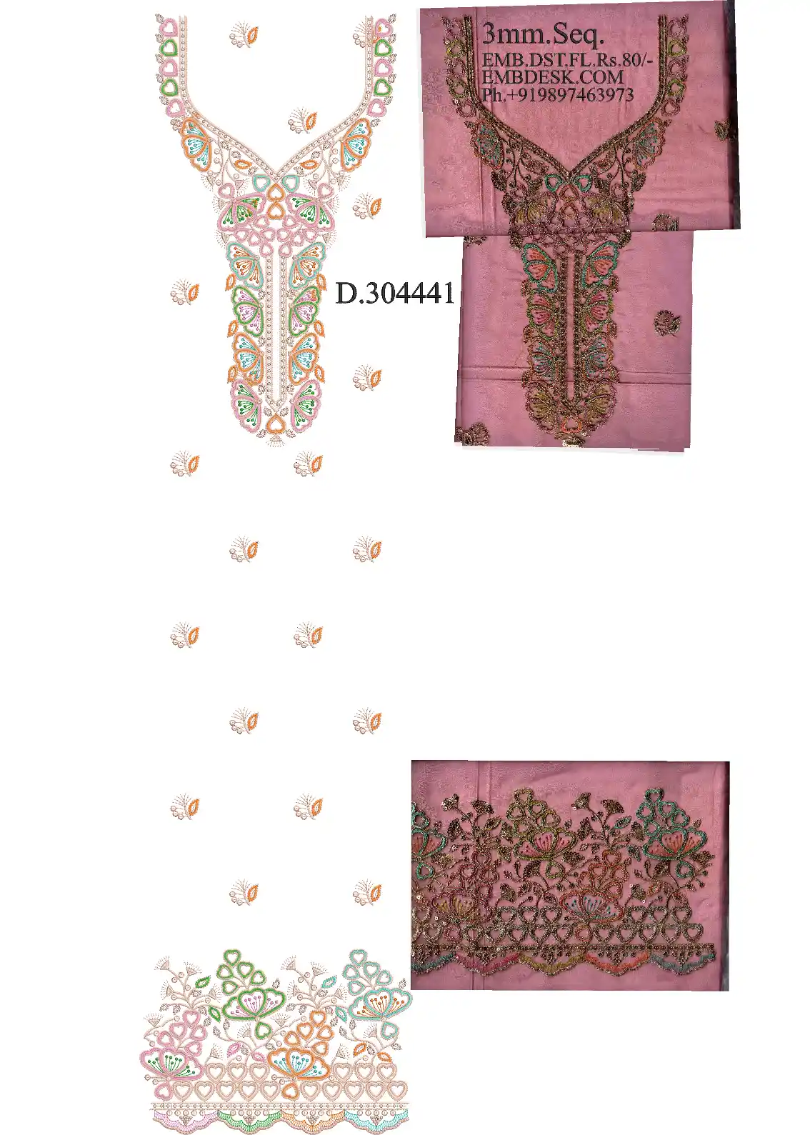 3mm seq Beautiful long suit 