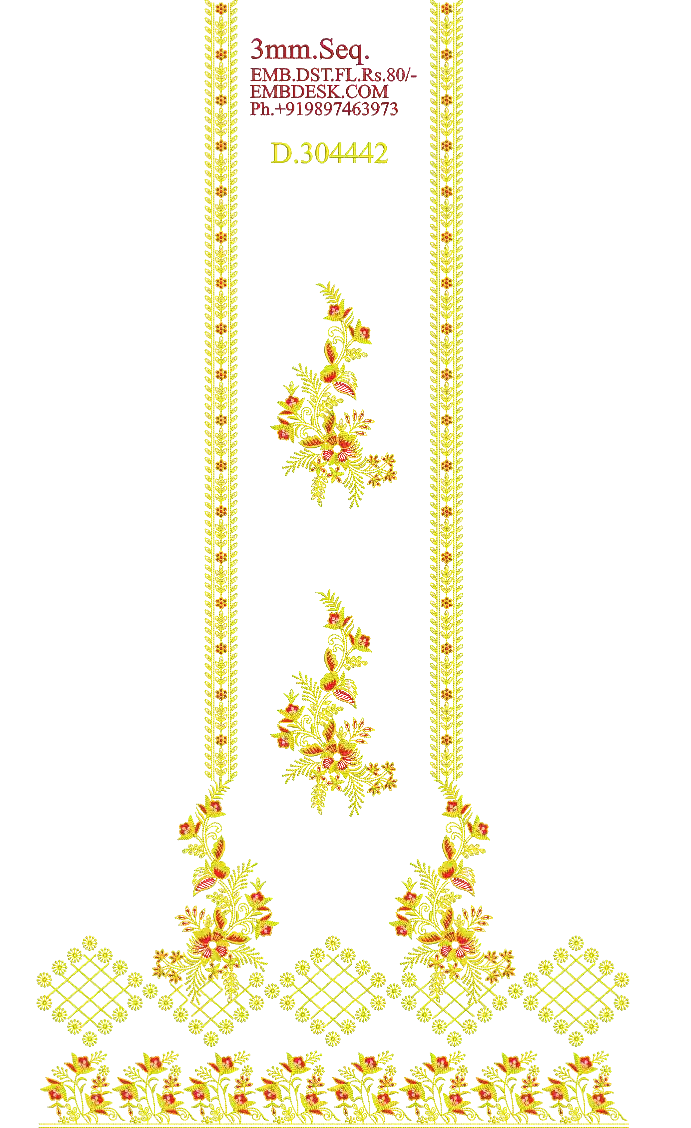 3mm seq Beautiful long suit