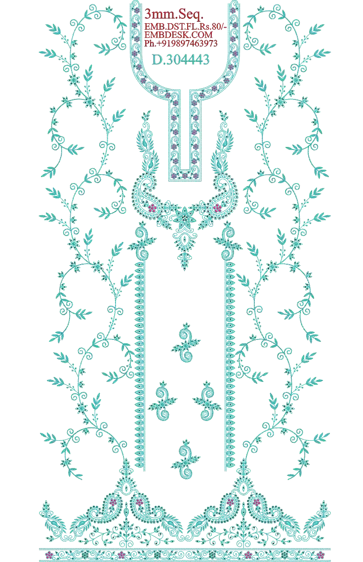 3mm seq Beautiful long suit 