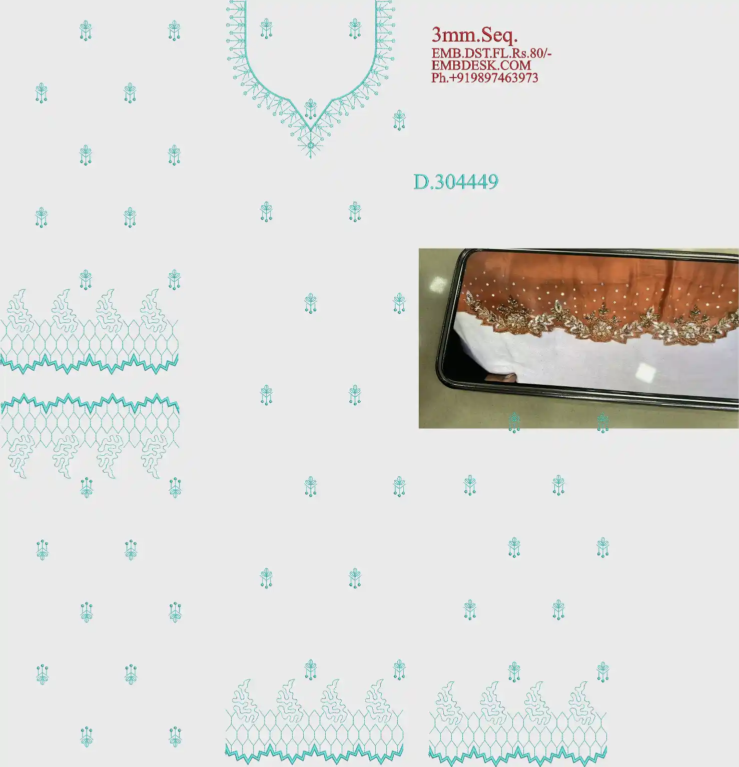 3mm seq Beautiful long suit 