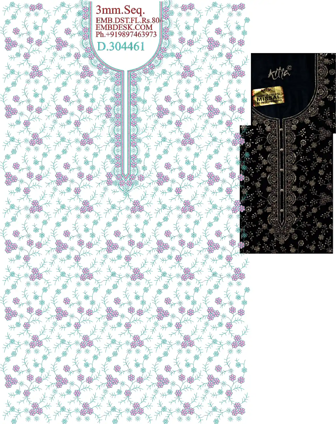 3mm seq Beautiful long suit 