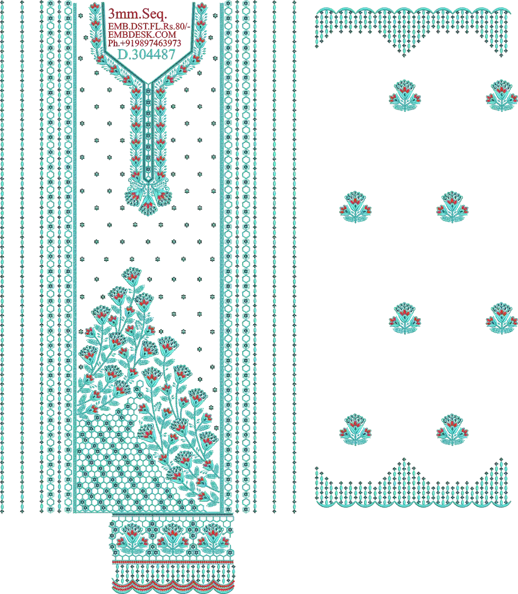 3mm seq Beautiful long suit
