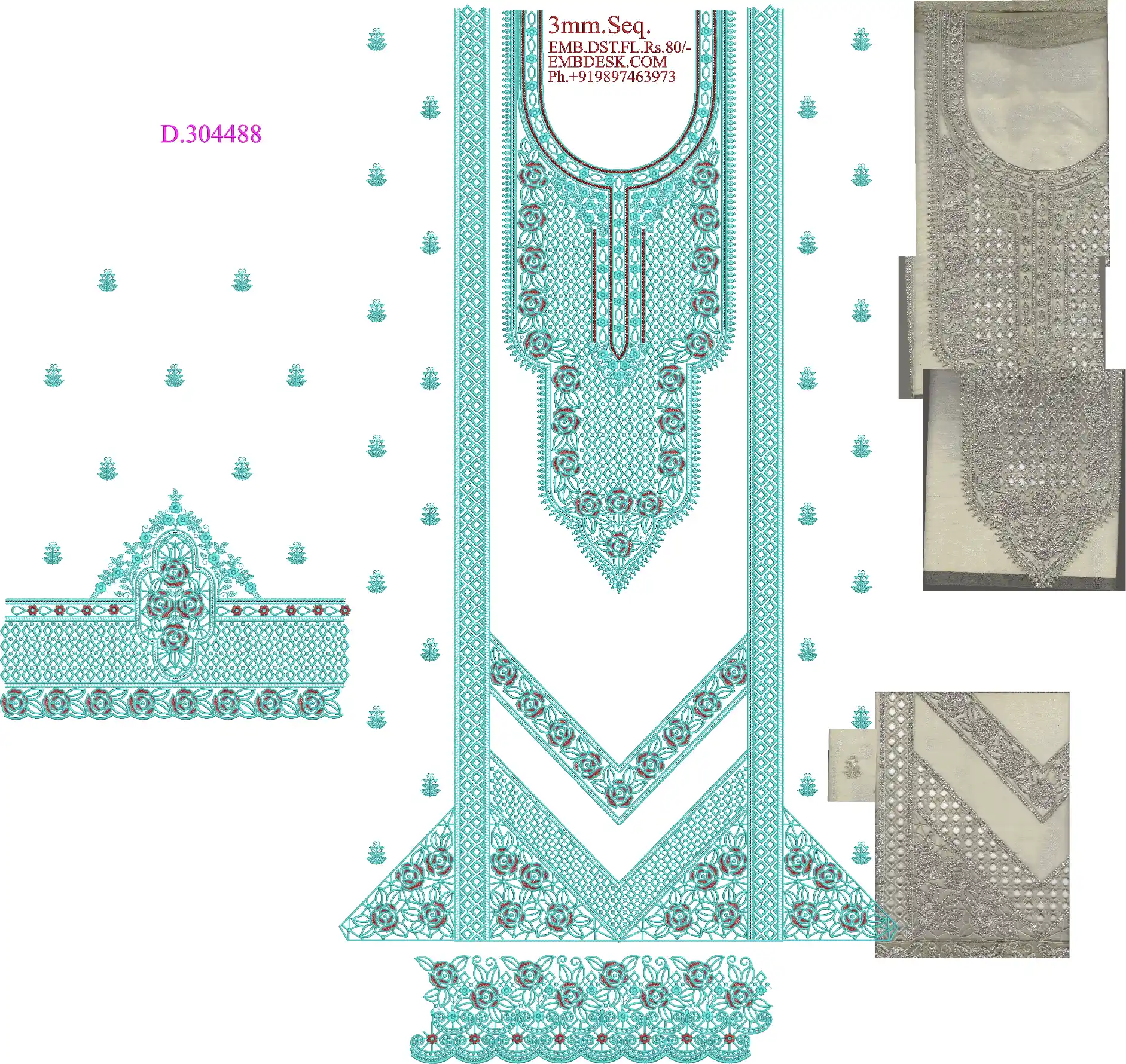 3mm seq Beautiful long suit 