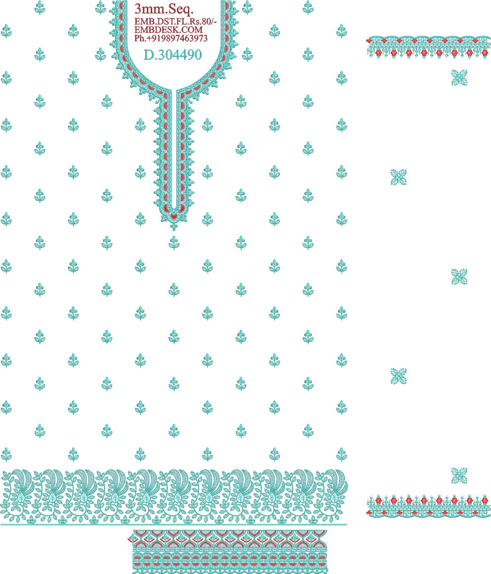 3mm seq Beautiful long suit 