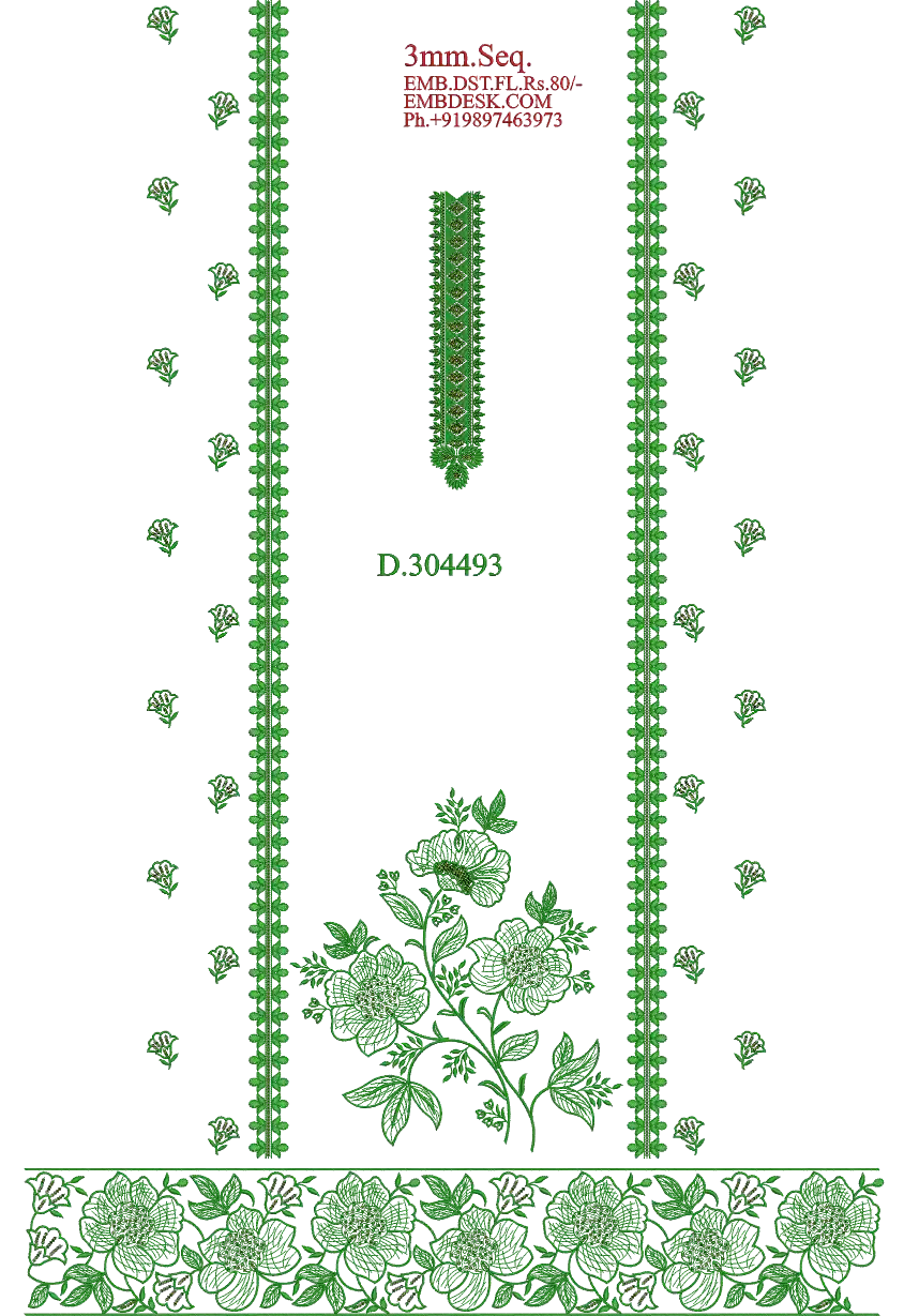 3mm seq Beautiful long suit 