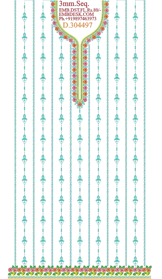 3mm seq Beautiful long suit 