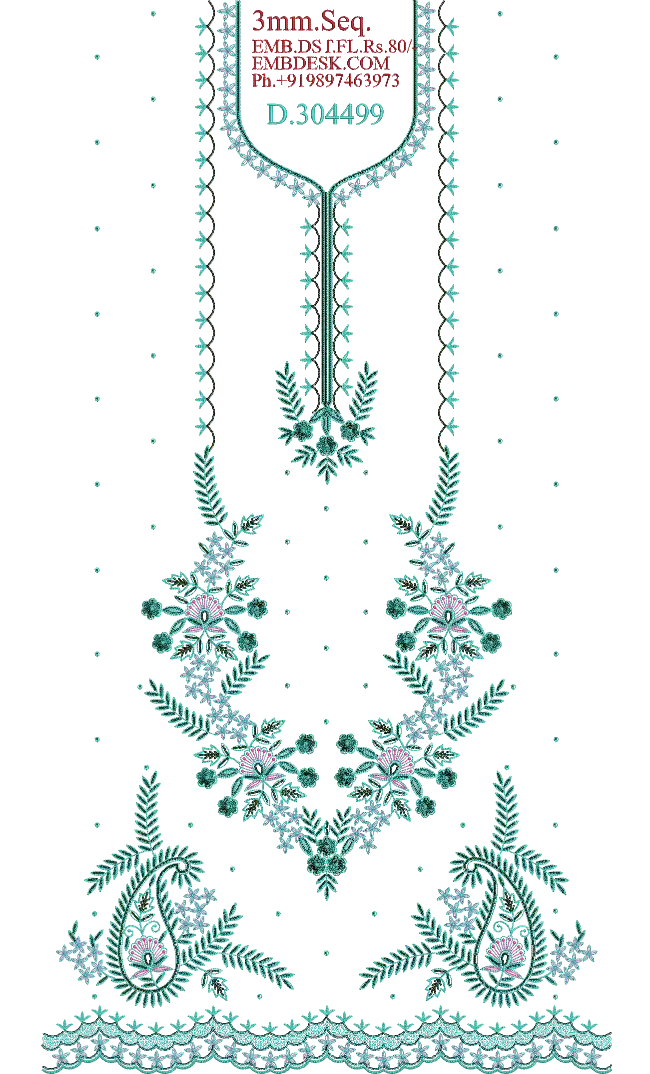 3mm seq Beautiful long suit 