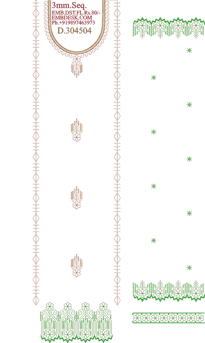 3mm seq Beautiful long suit