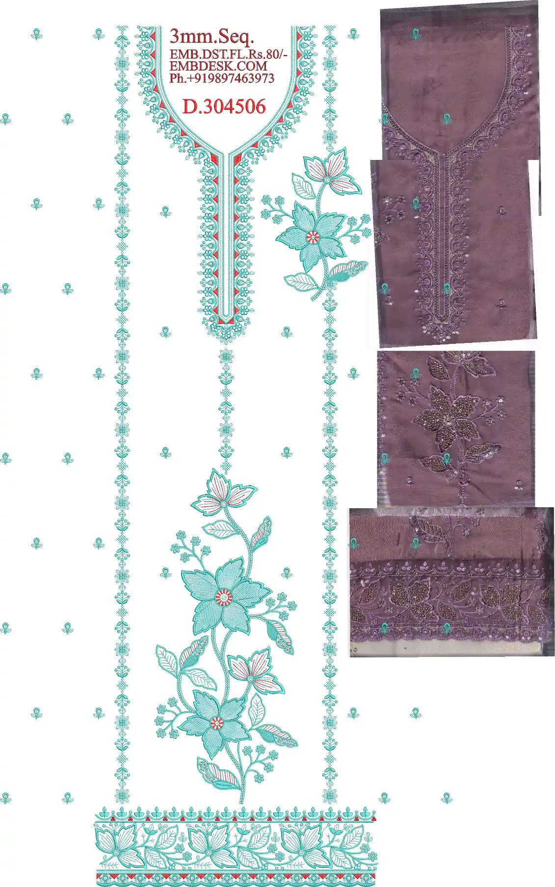3mm seq Beautiful long suit