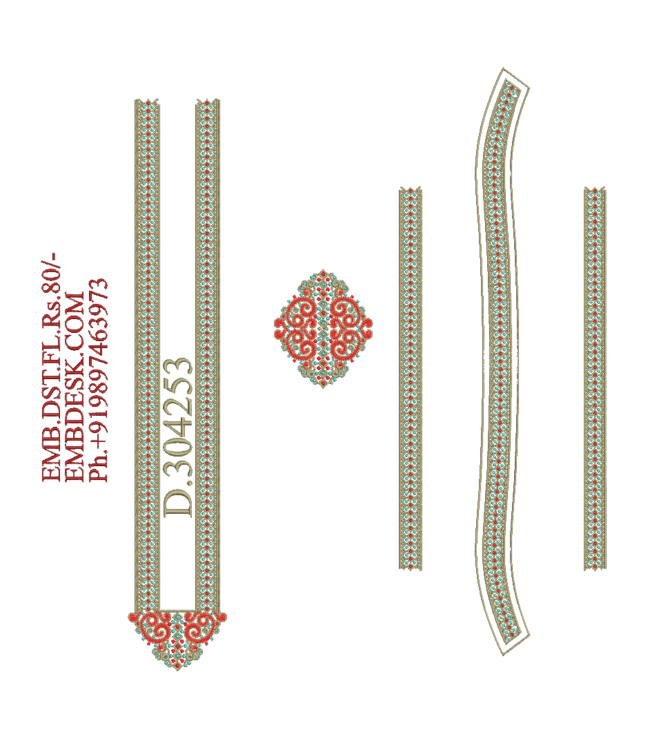 Fancy men's neck 