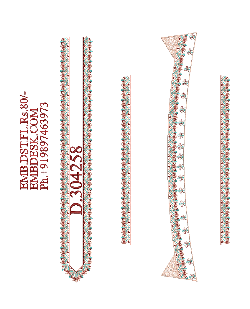 Fancy men's neck