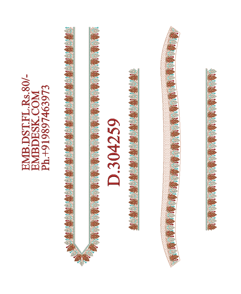 Fancy men's neck 