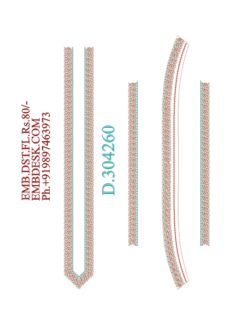 Fancy men's neck
